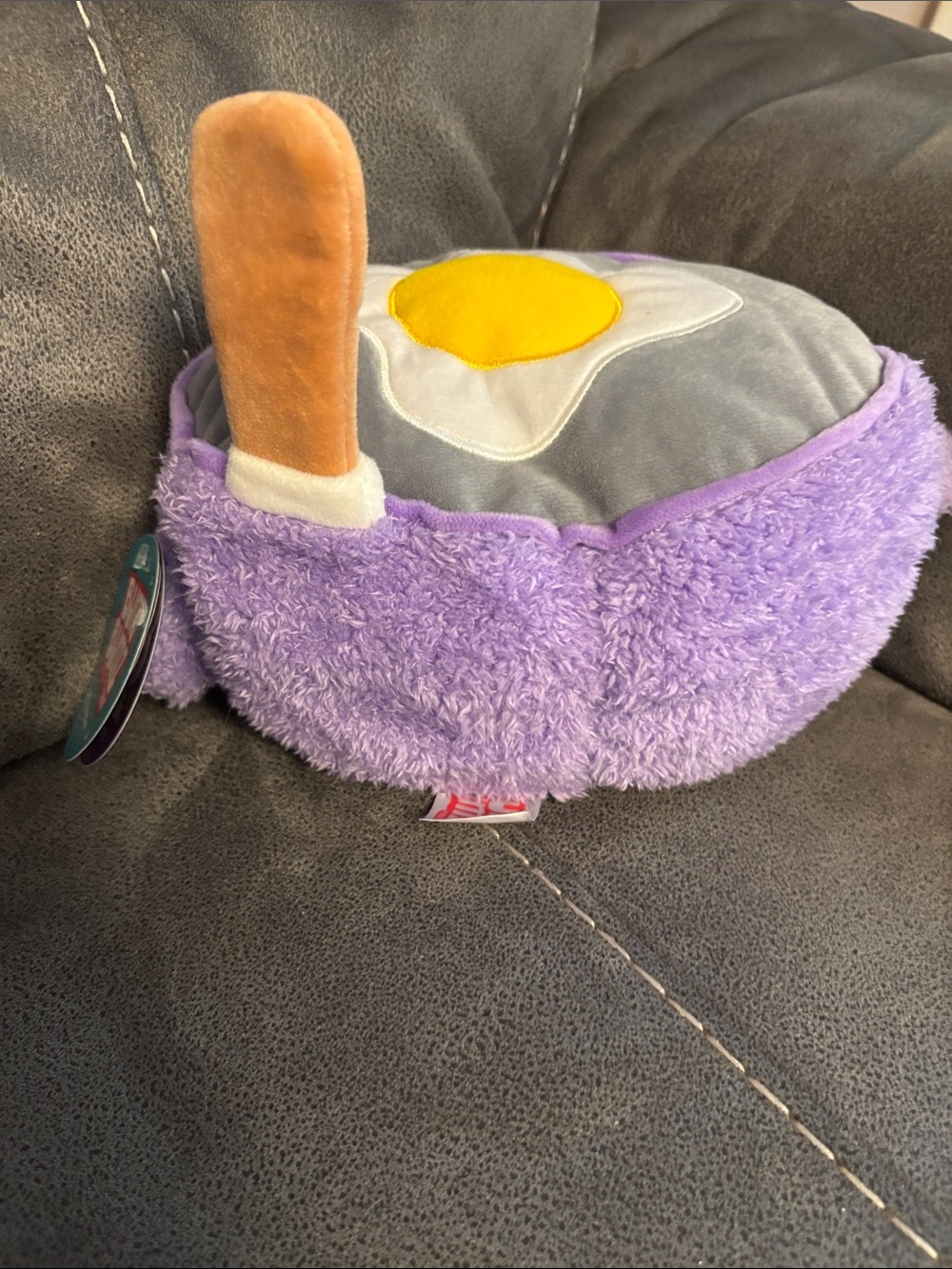 π³ Purple Plush Pixie the Pan Kitchen BumBumz with Sunny Egg 7.5 inches π³ - Picture 4 of 5